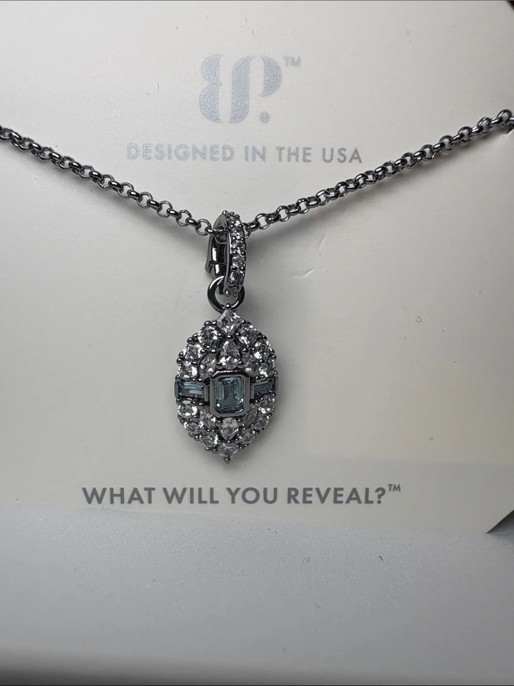 Bomb Party - OG Necklace - Statement Made -  Aquamarine - Hema